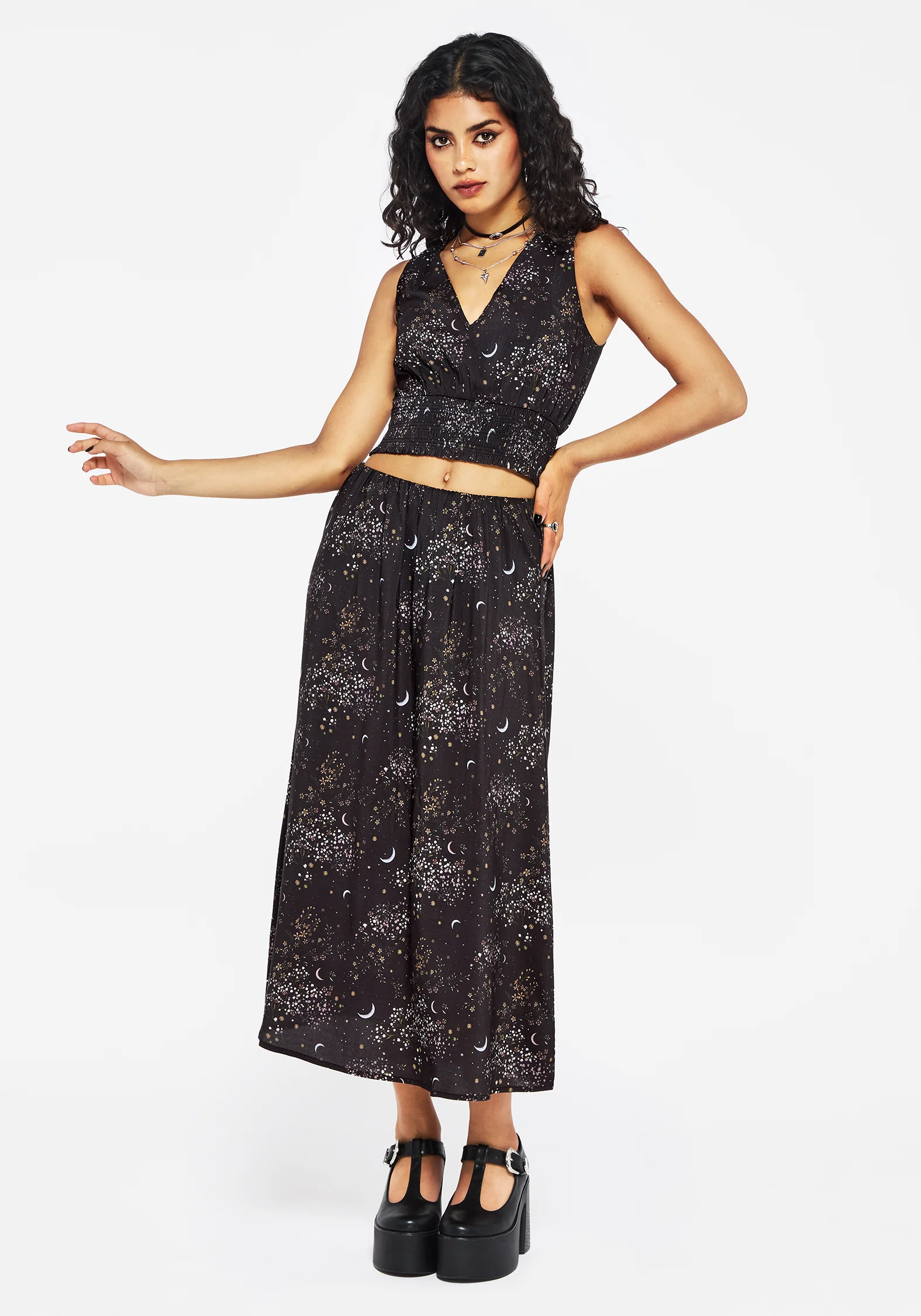 Peaseblossom Celestial Smocked Waist Top - Image 4