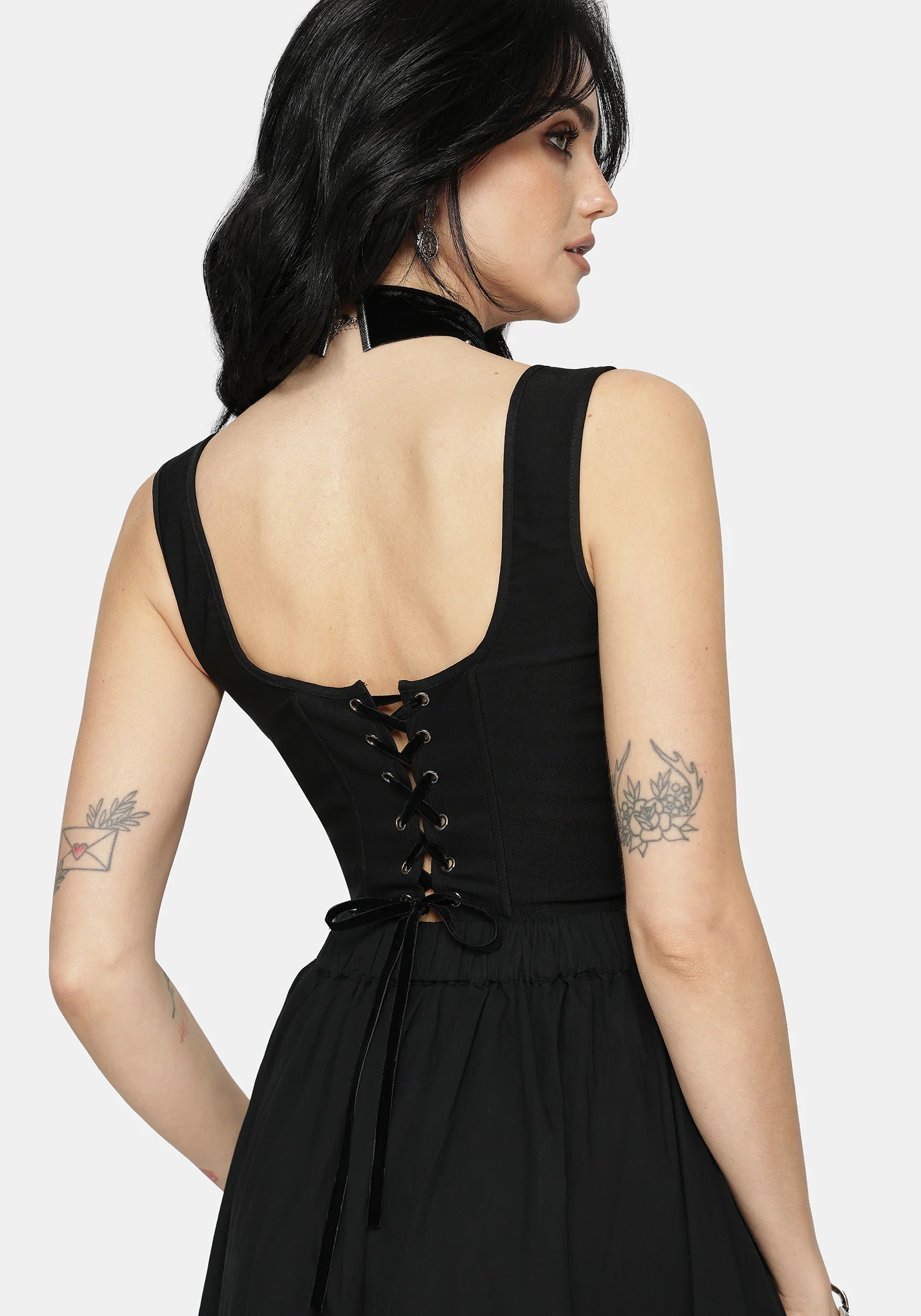 Phoenix Embroidered Corset Top - Image 3