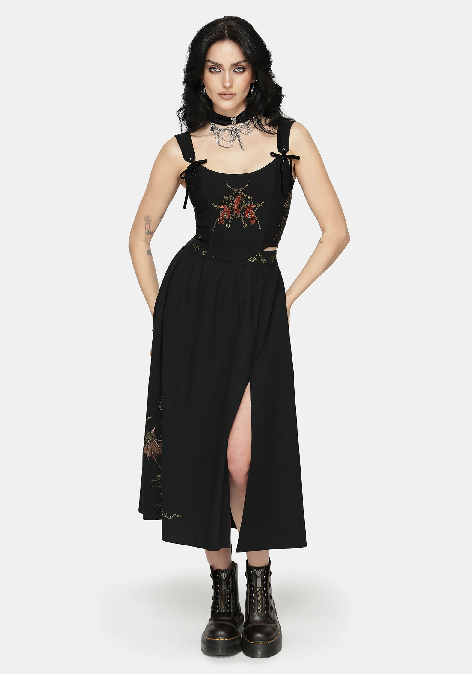 Phoenix Embroidered Corset Top - Image 6