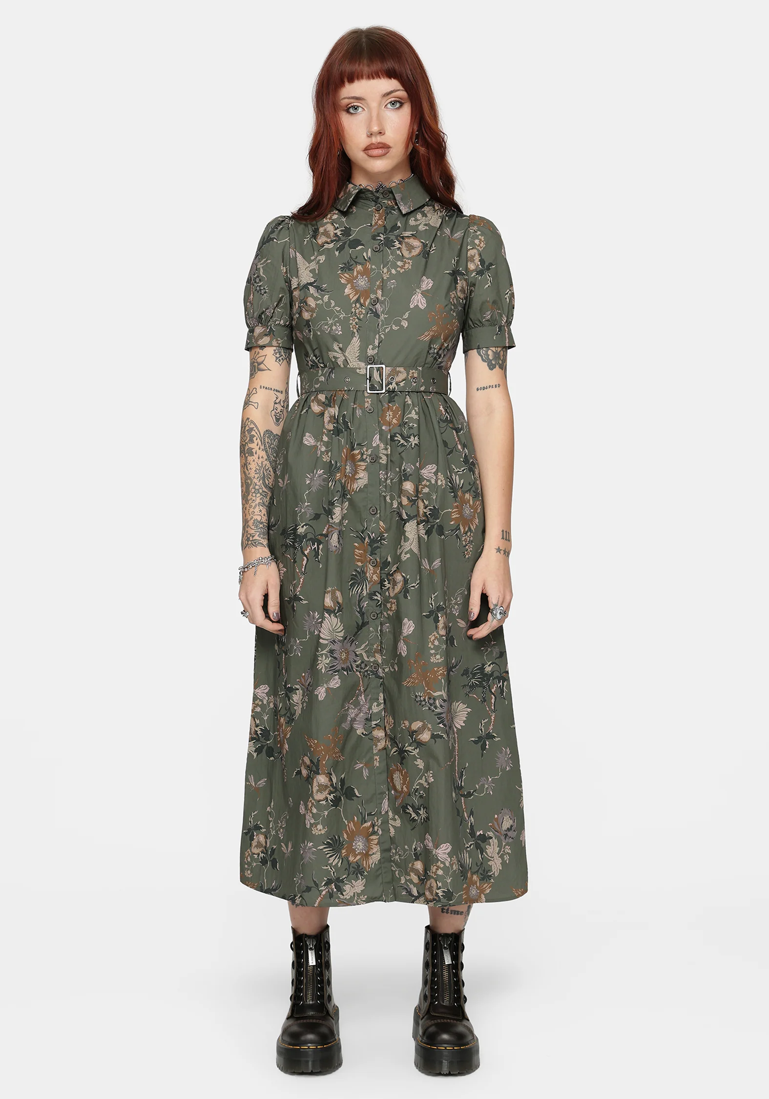 Poison Eden Midaxi Shirt Dress - Image 4