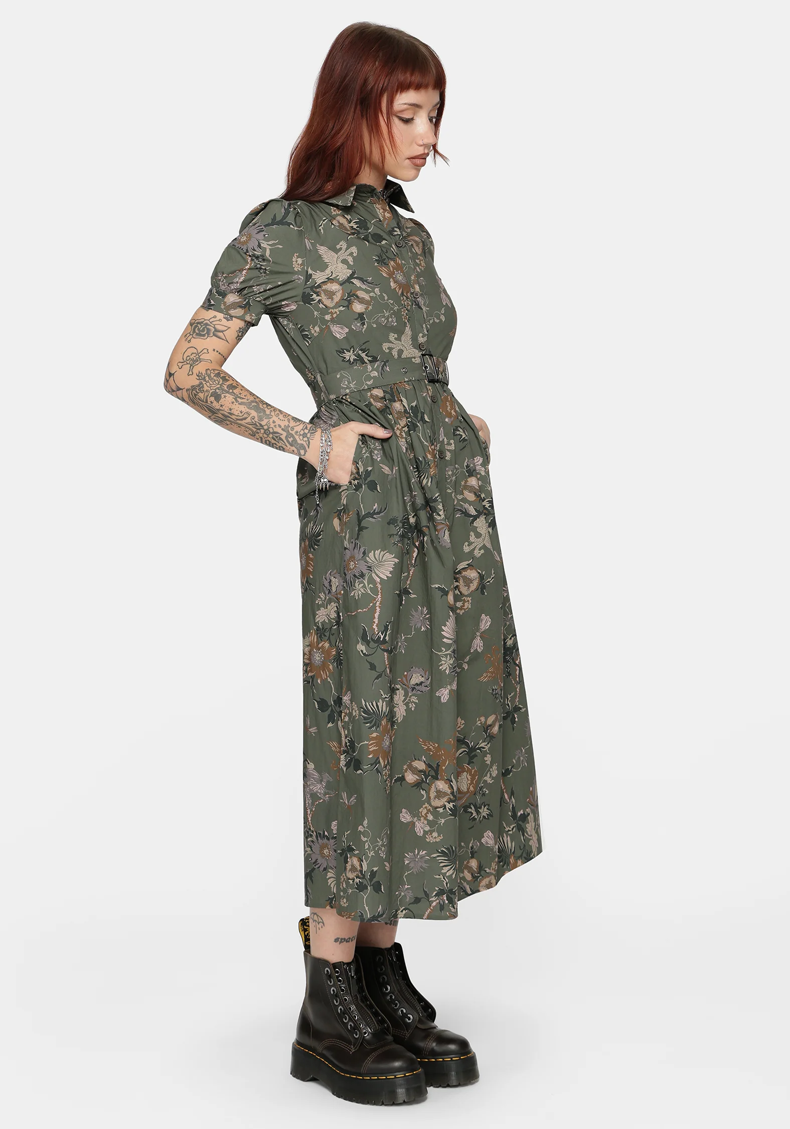 Poison Eden Midaxi Shirt Dress - Image 7