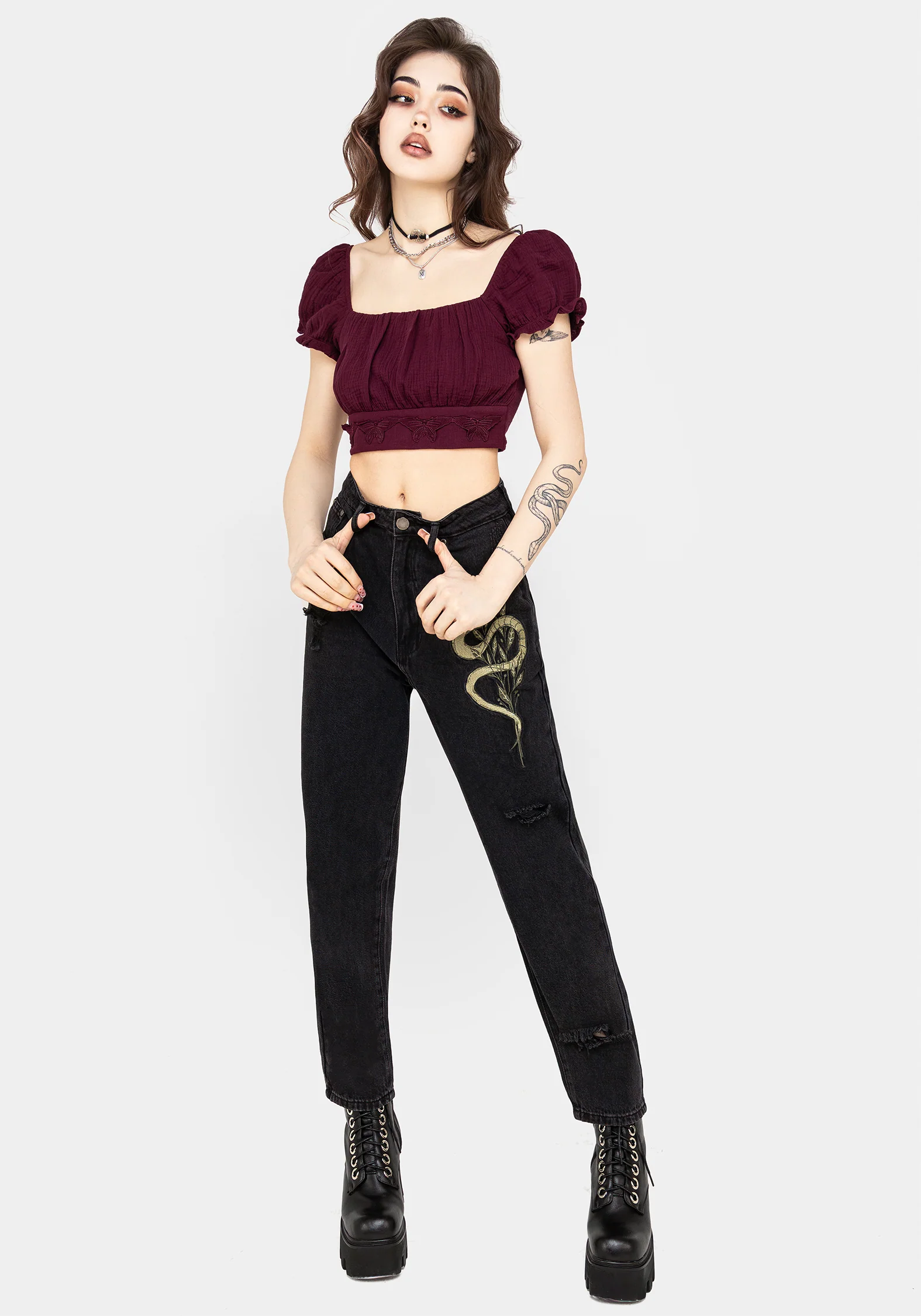Psyche Textured Crop Top - Image 5