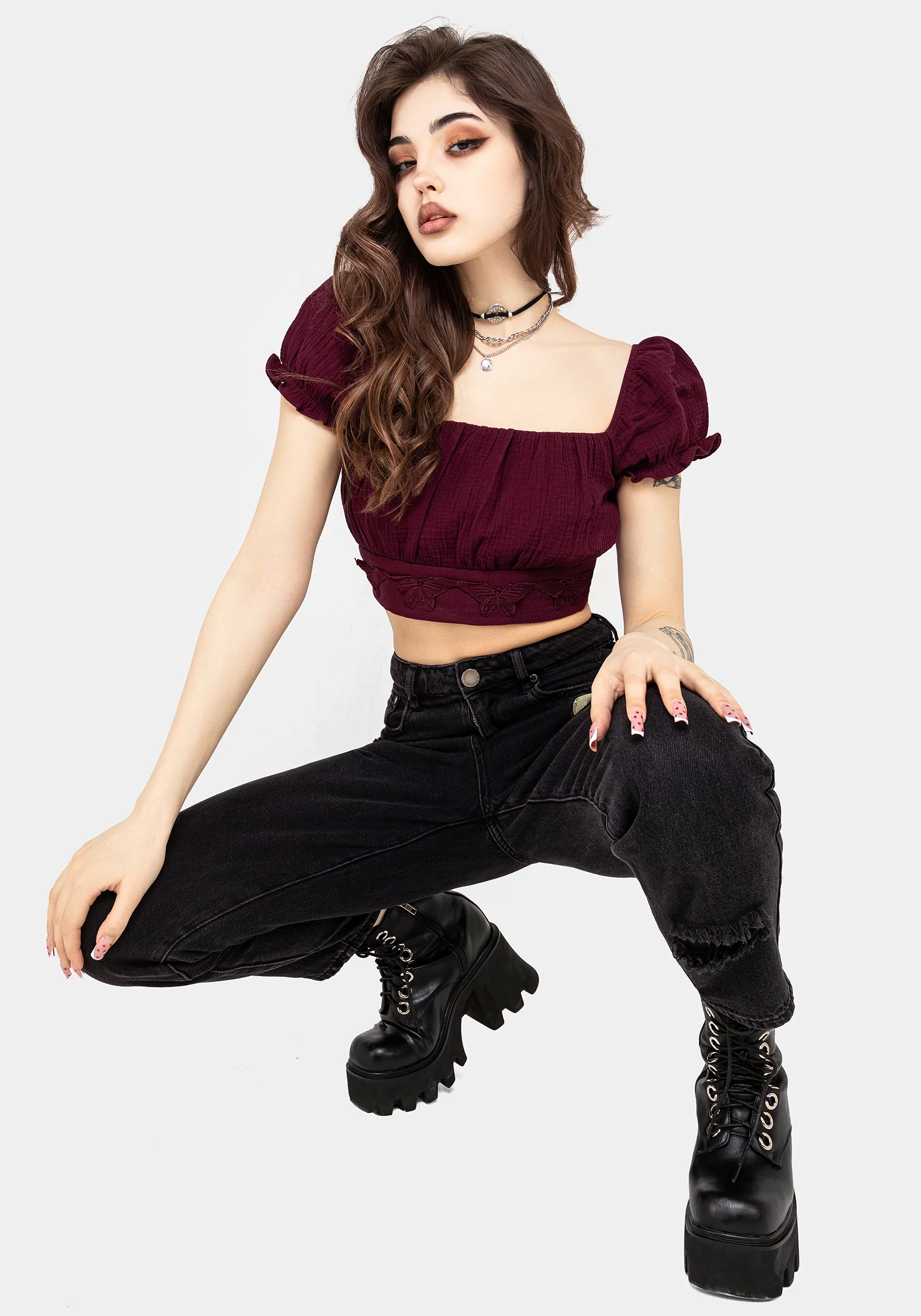 Psyche Textured Crop Top - Image 6