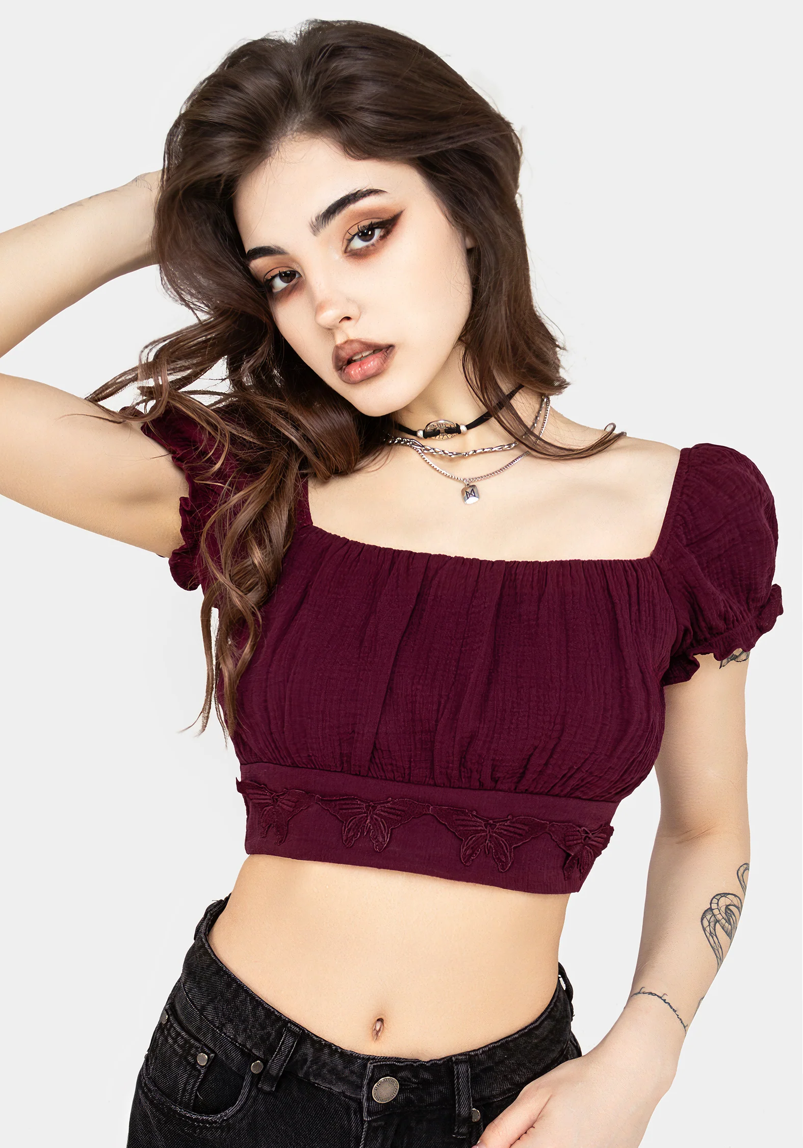 Psyche Textured Crop Top - Image 8