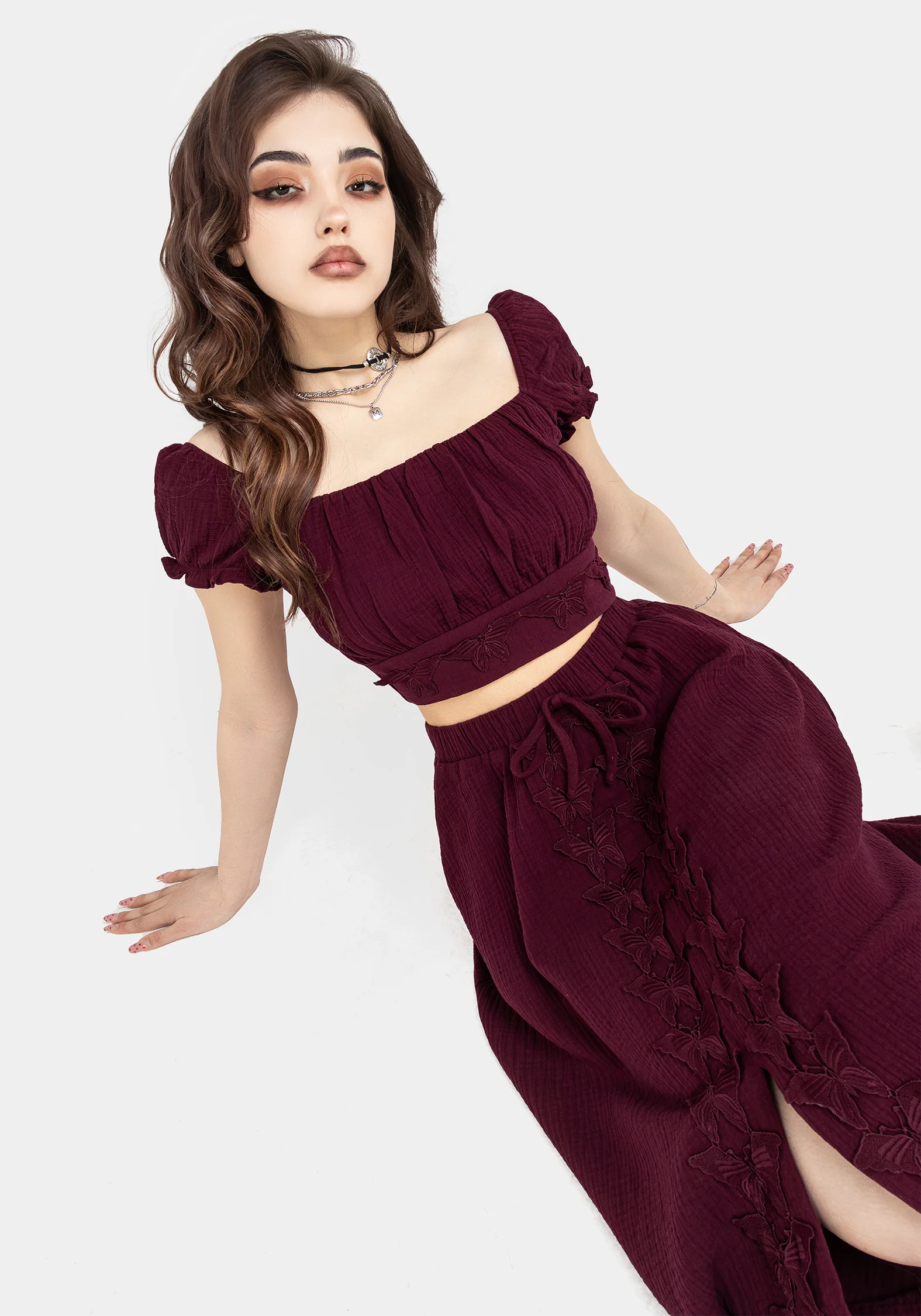 Psyche Textured Crop Top - Image 9