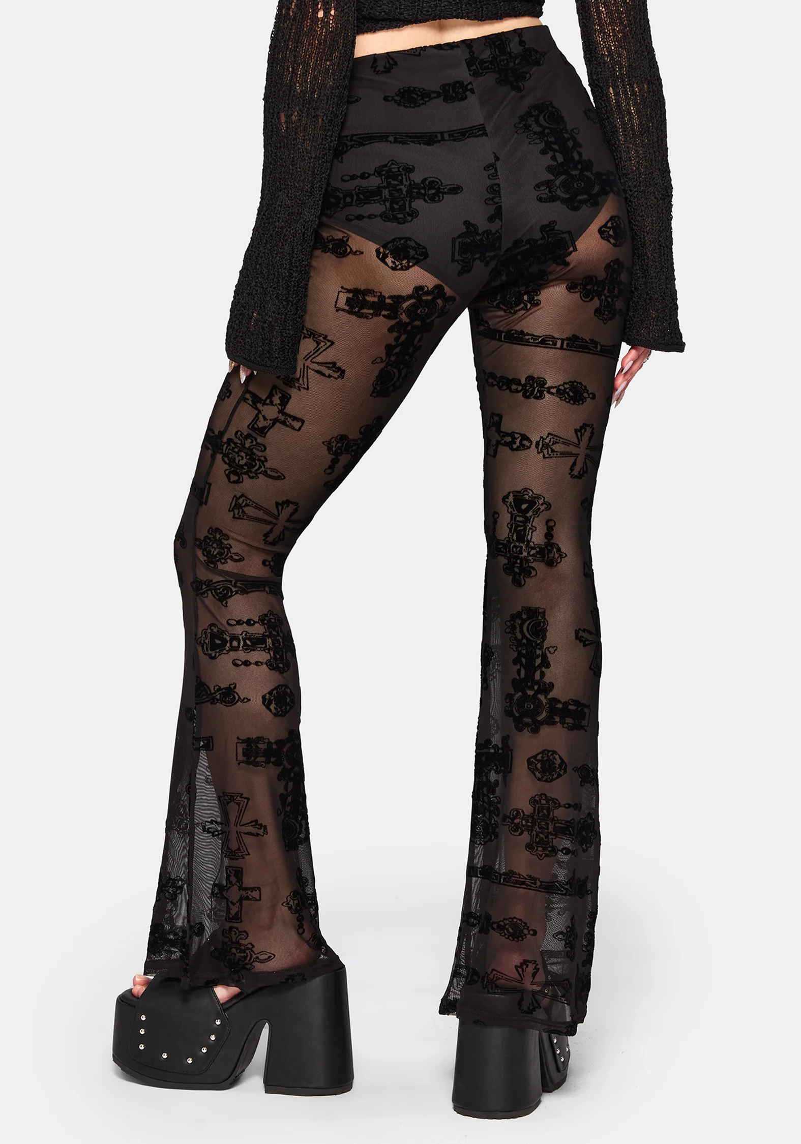 Pyra Jewel Flocked Mesh Flare - Image 3