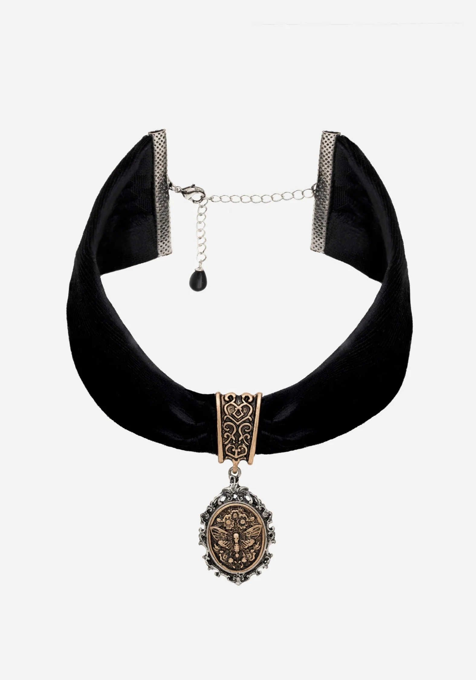 Rosamoth Cameo Velvet Choker - Image 6