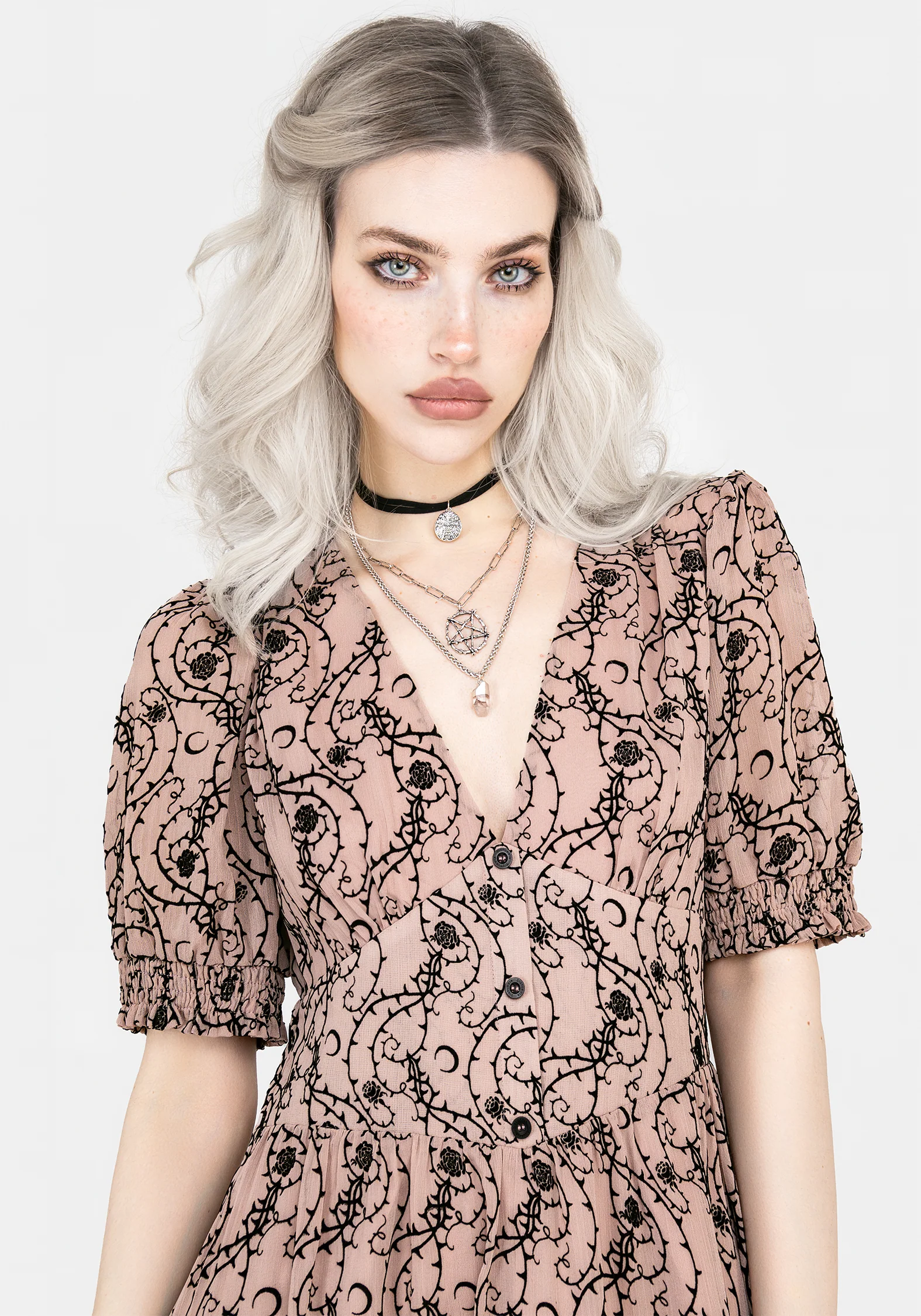 Rosethorn Corset Midi Dress - Image 6