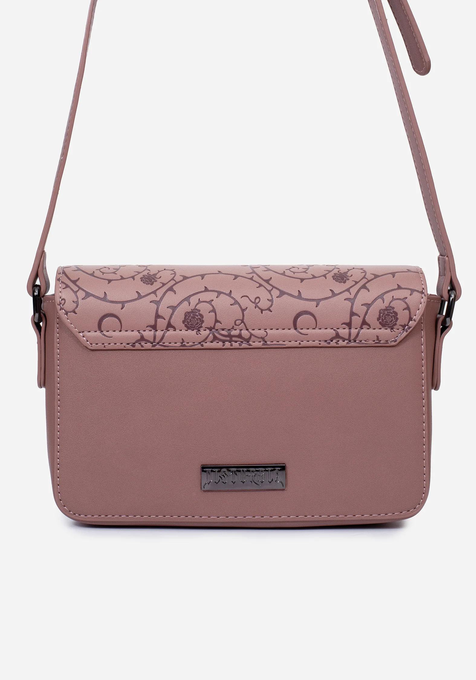 Rosethorn Floral Debossed Crossbody Bag - Image 4