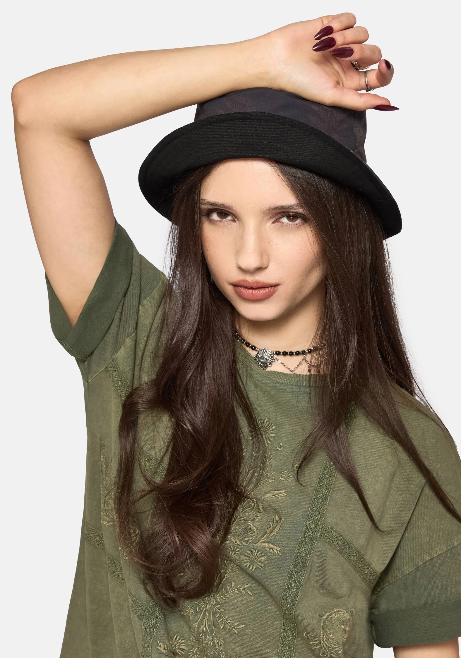 Ruin Fern Printed Bucket Hat - Image 4