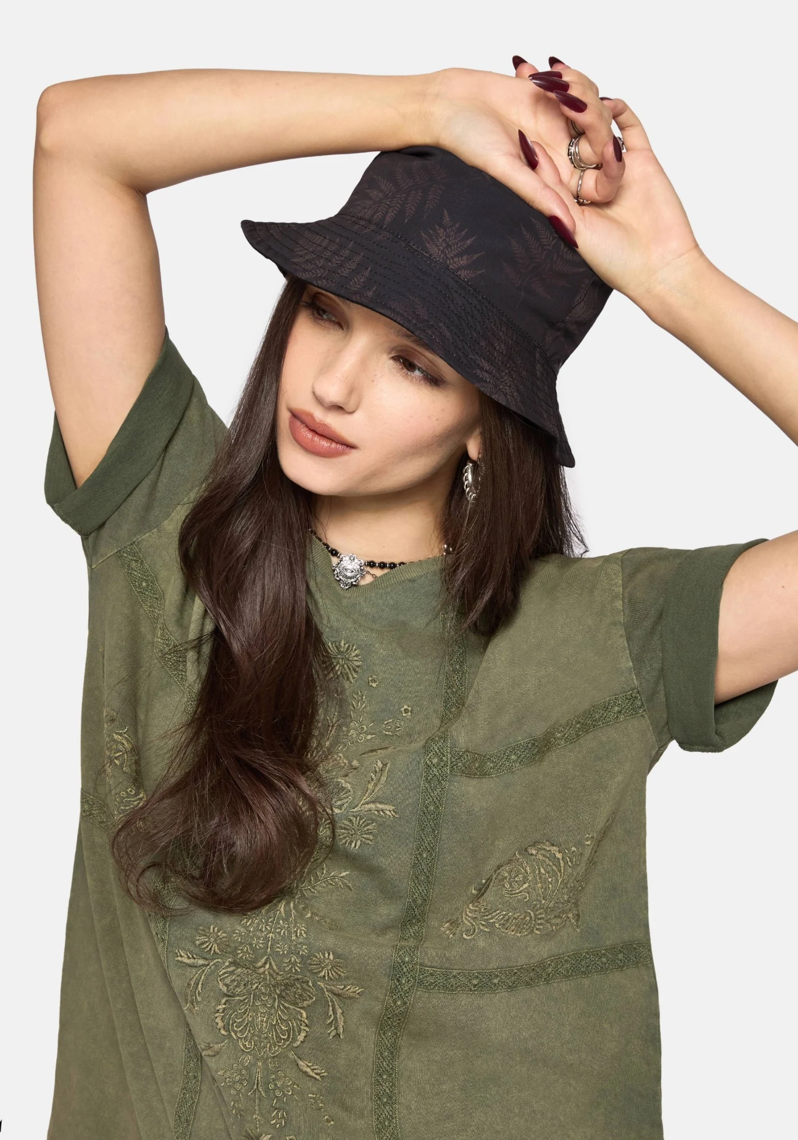 Ruin Fern Printed Bucket Hat - Image 6