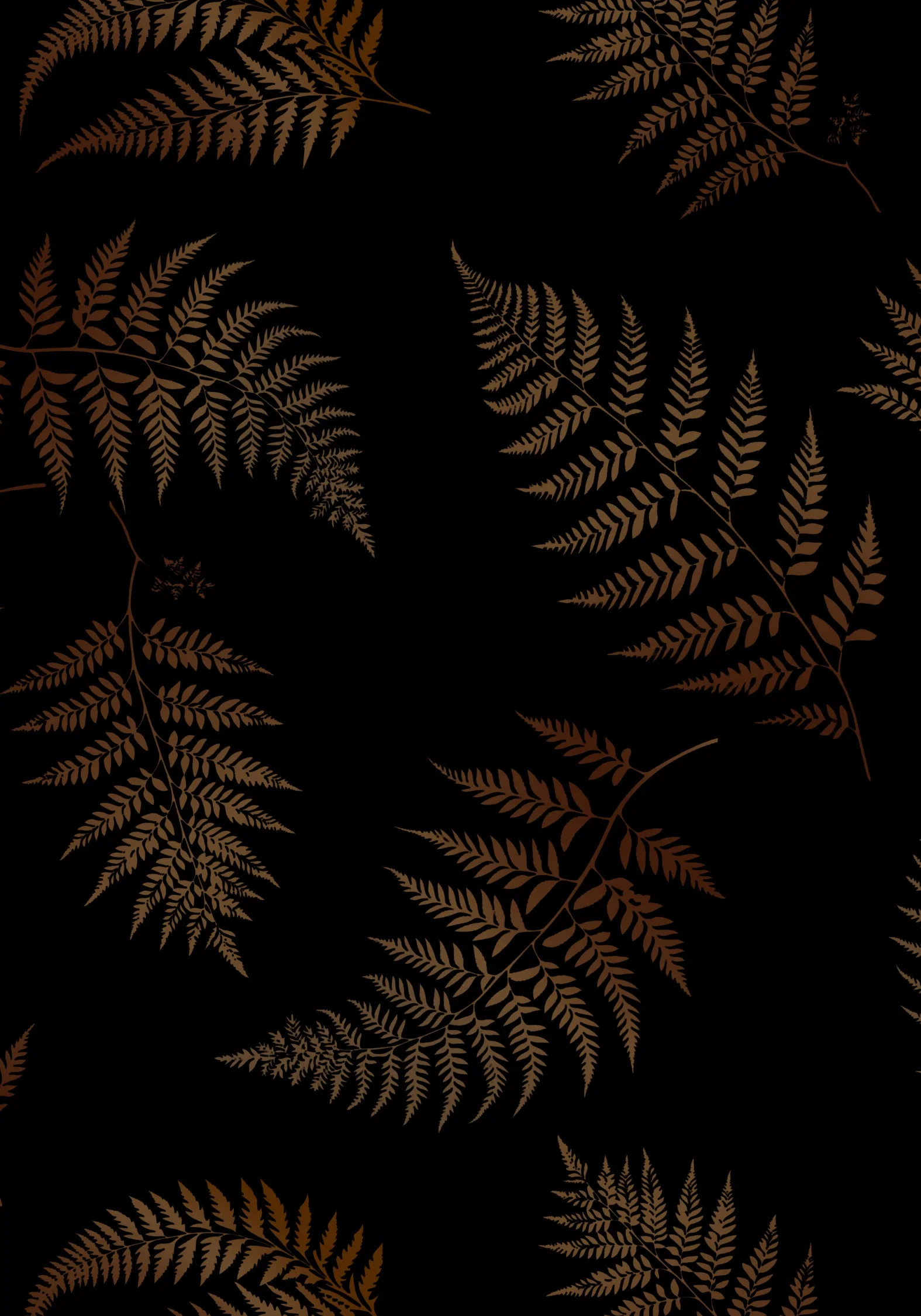 Ruin Fern Printed Mini Dress - Brown - Image 6