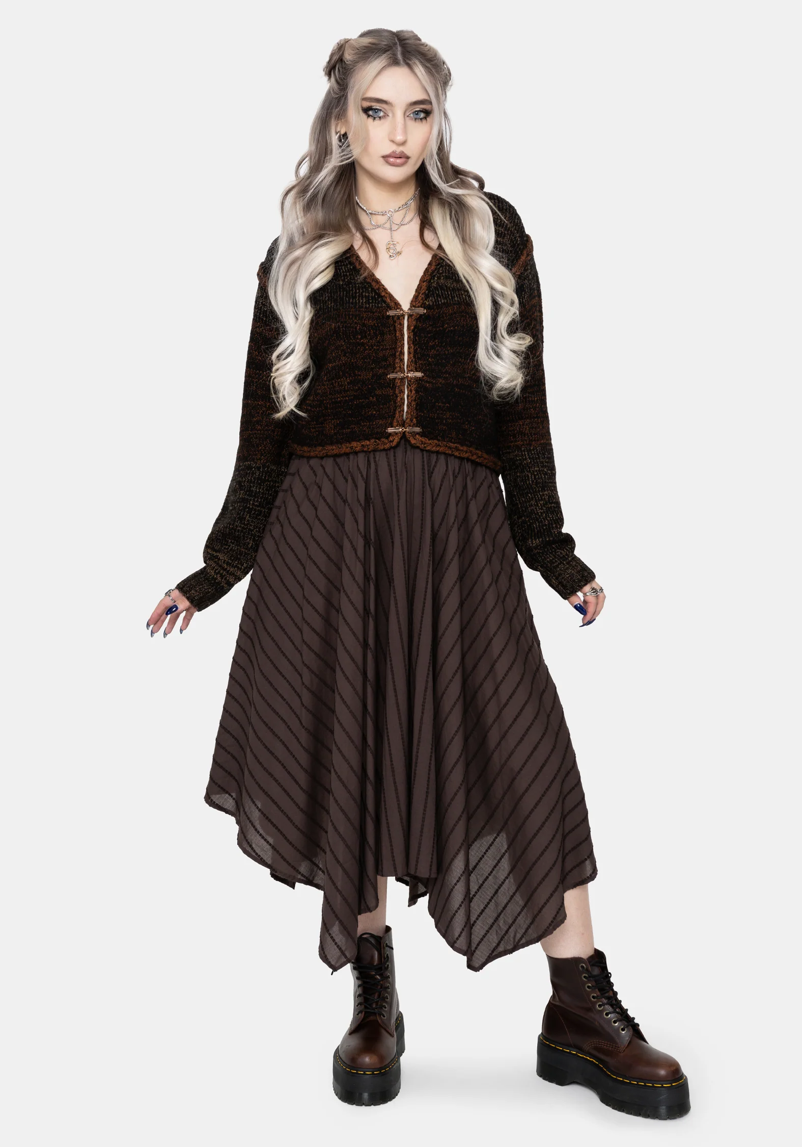 Shae Feather Clasp Knit Cardigan - Image 5