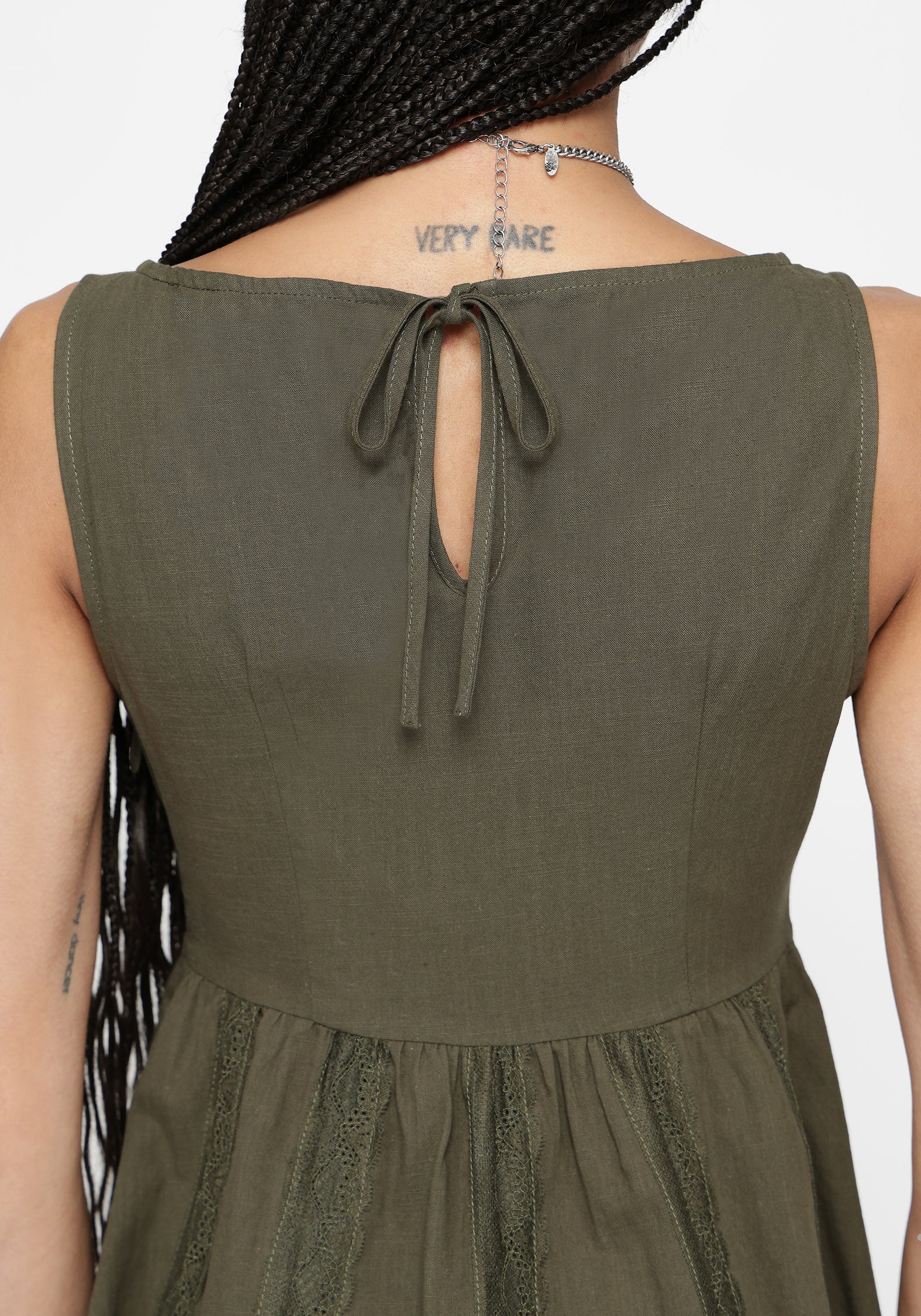 Siora Folklore Embroidered Lace Mini Dress - Image 4