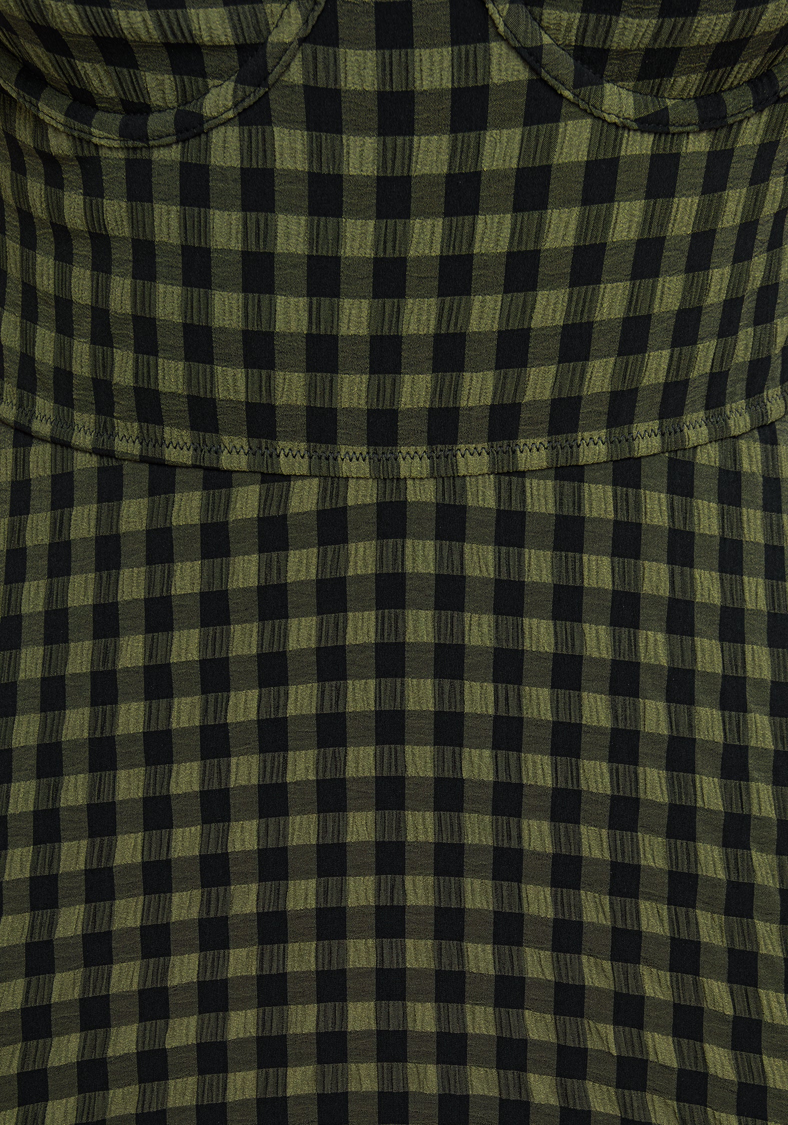 Terra Gingham Peplum Skirted Swimsuit - Image 10