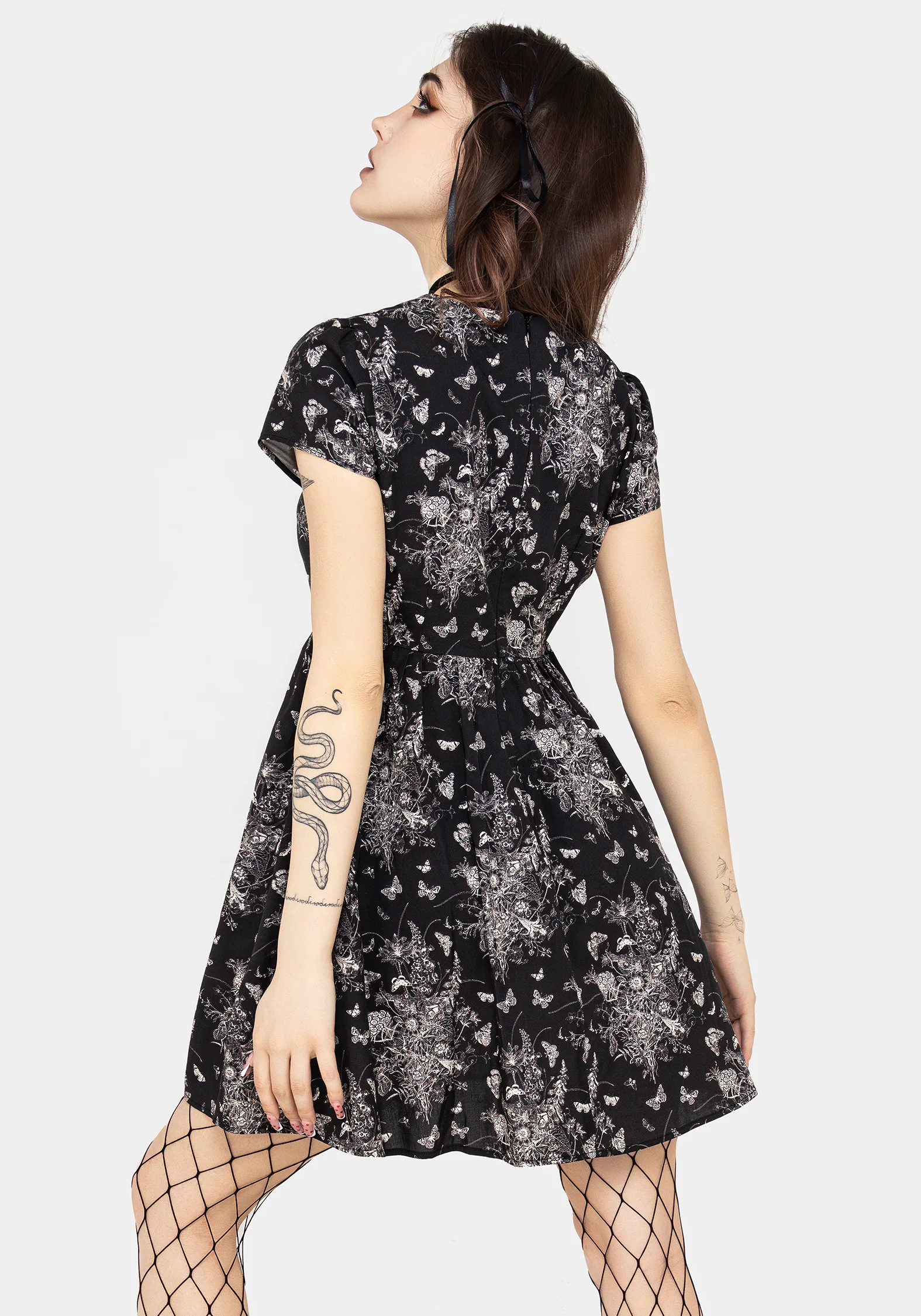 Thalia Mini Skater Dress - Image 3