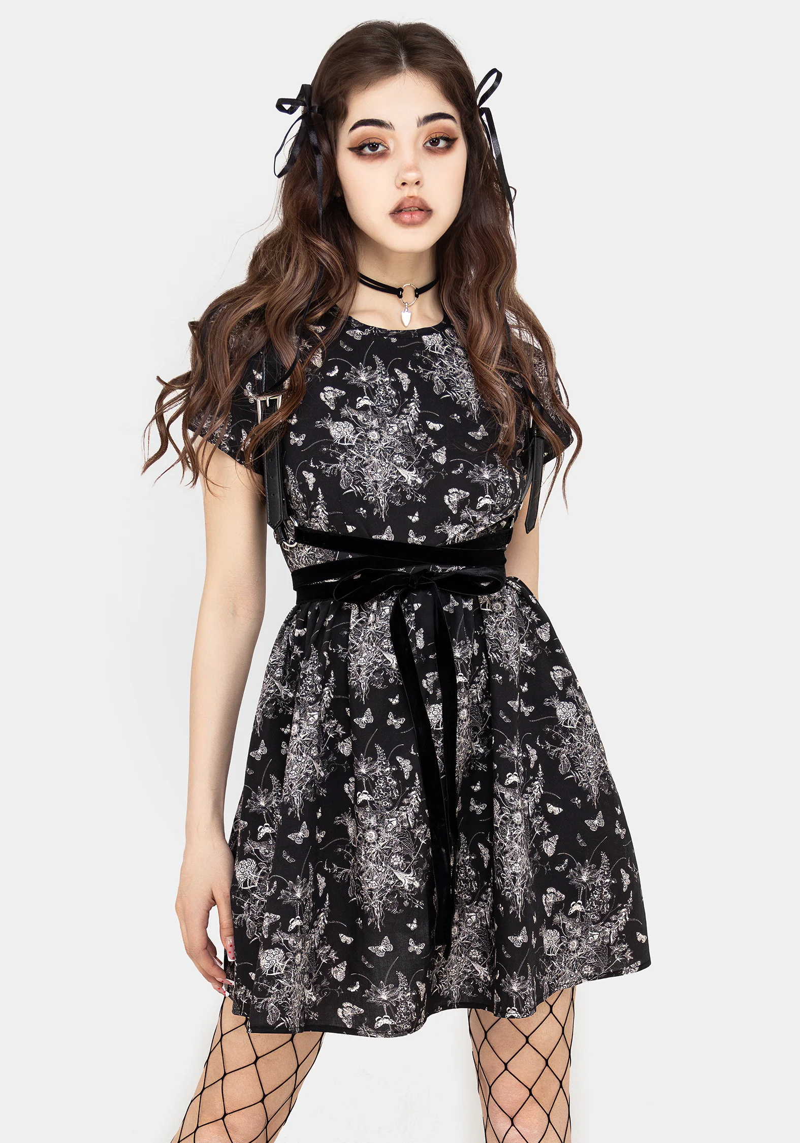 Thalia Mini Skater Dress - Image 4