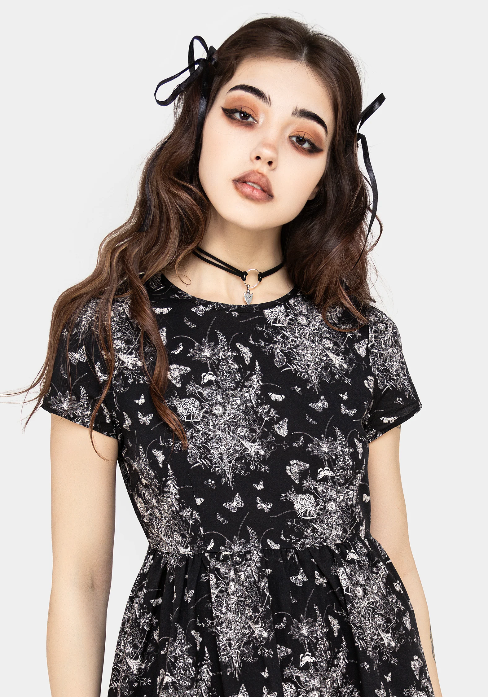 Thalia Mini Skater Dress - Image 7