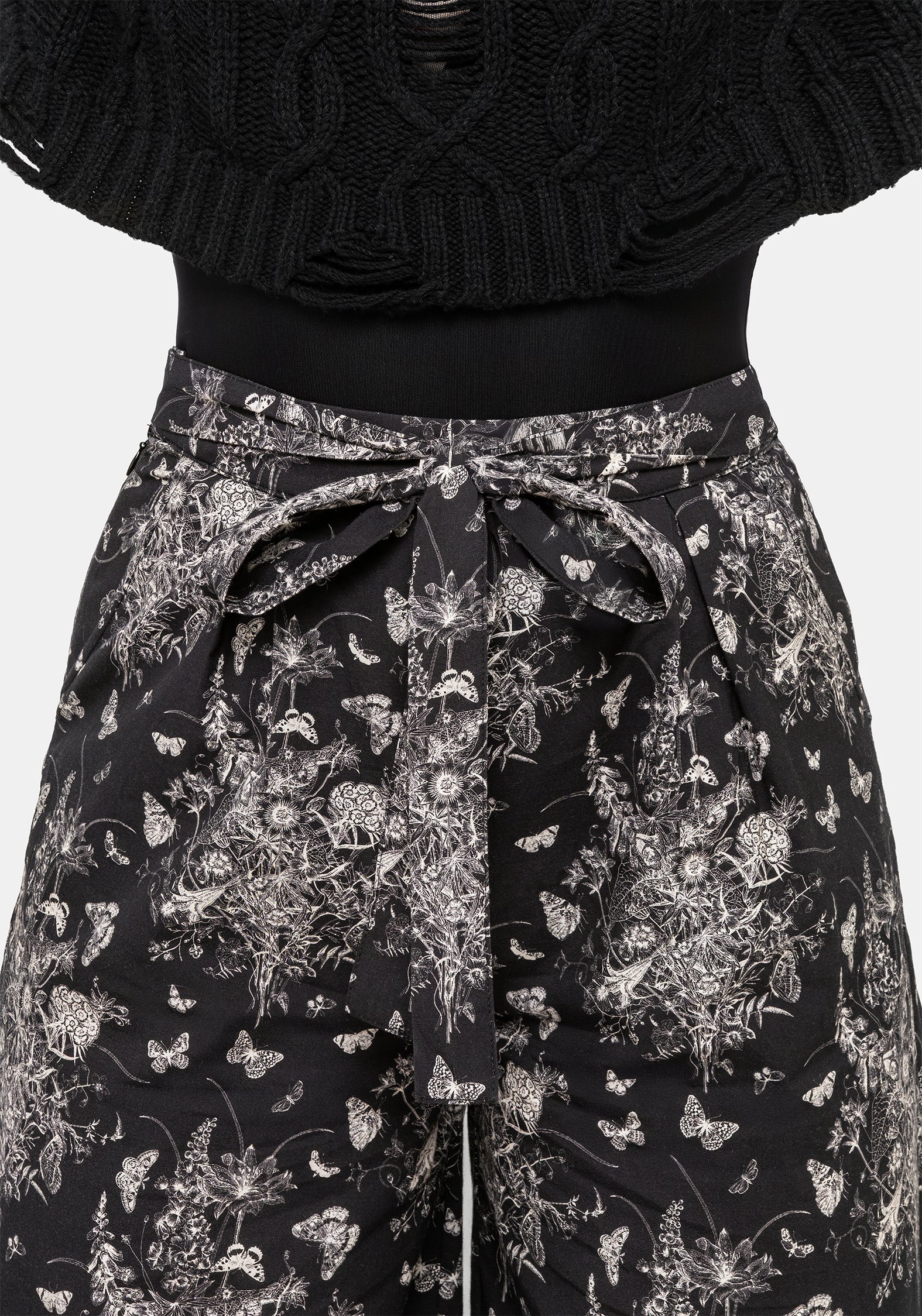 Thalia Tie Waist Culottes - Image 2