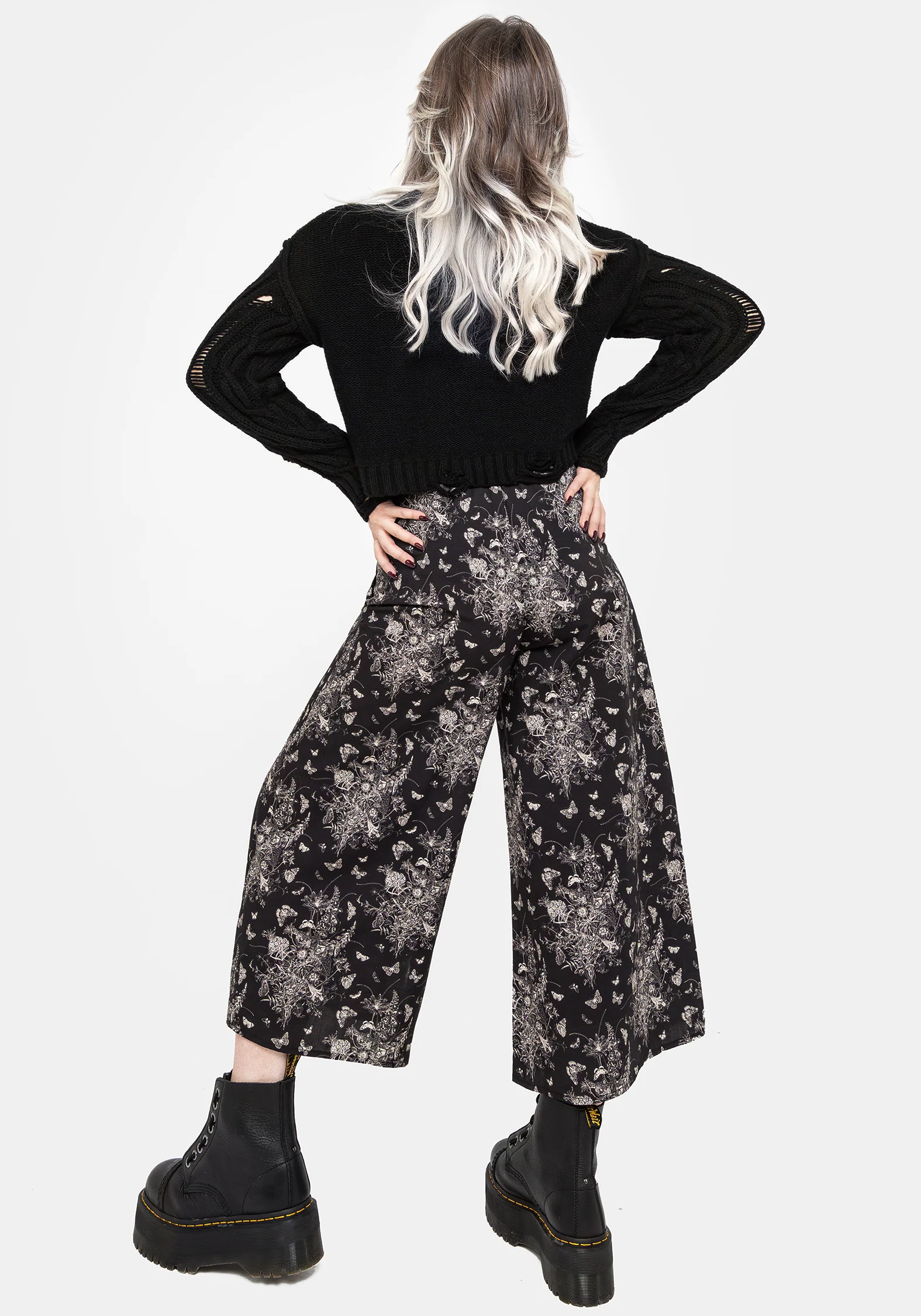 Thalia Tie Waist Culottes - Image 3