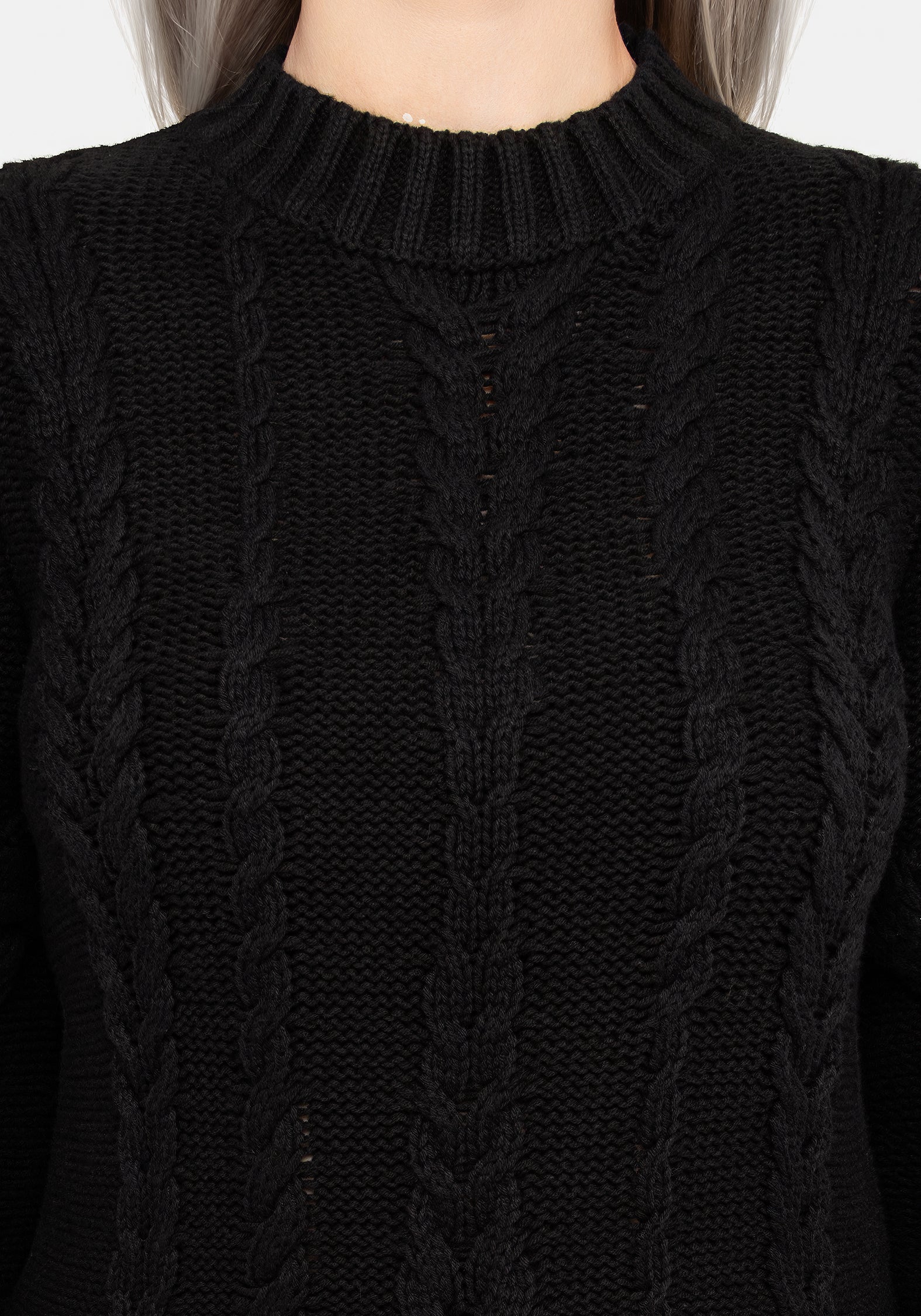 Virda Cable Knit Twist Jumper - Image 2
