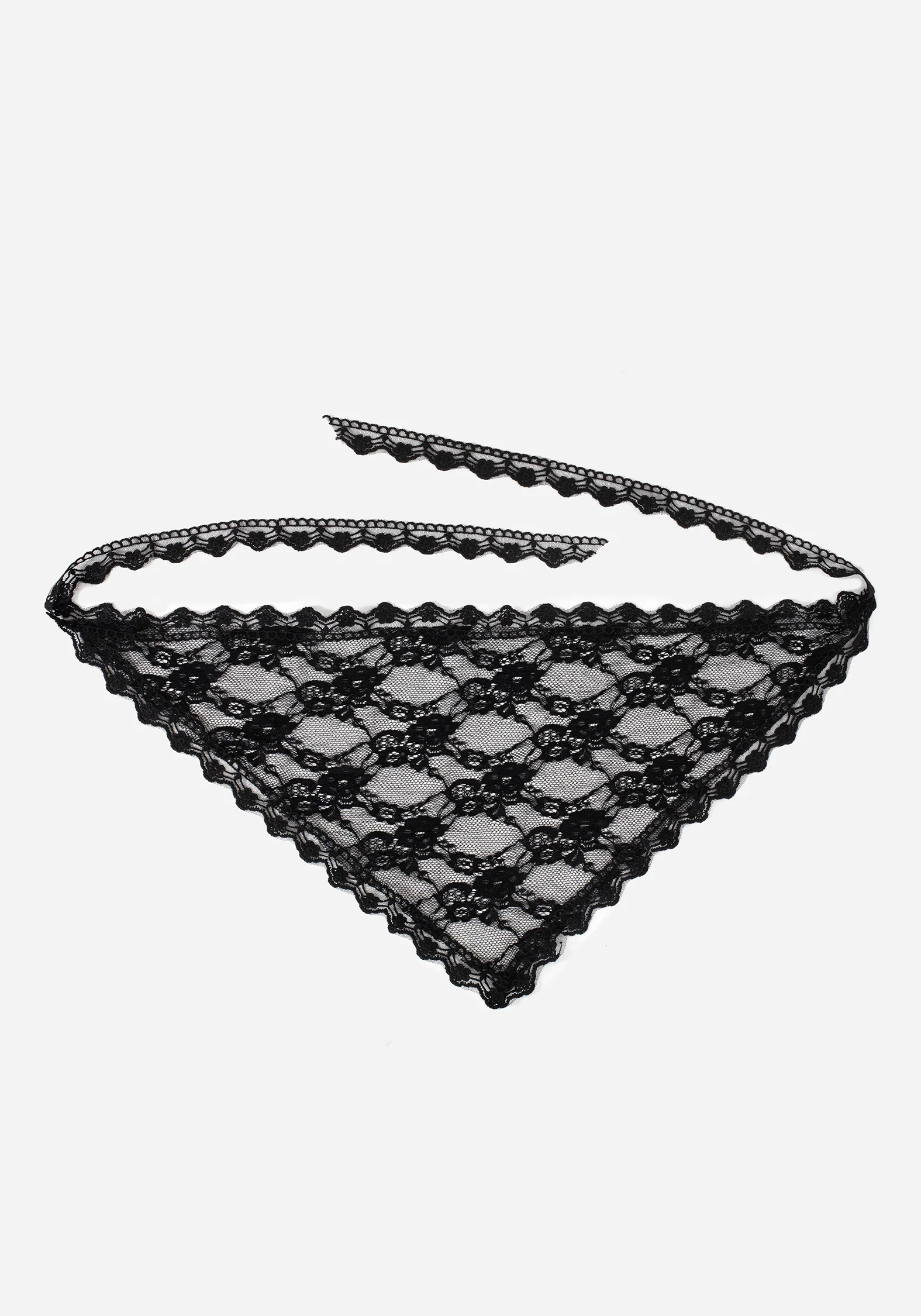 Vivilla Lace Triangle Scarf - Image 9