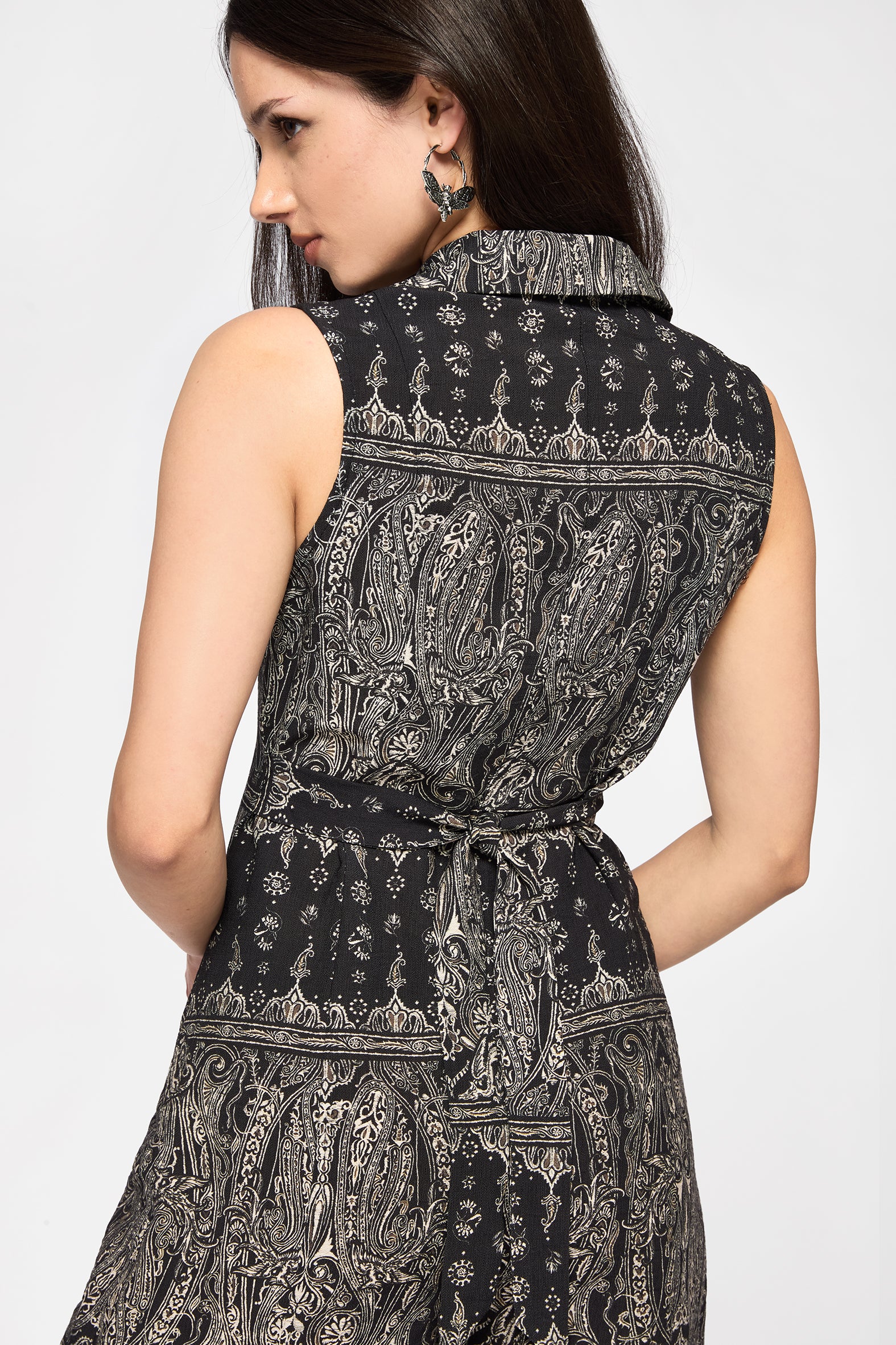 Zelira Paisley Print Playsuit - Image 5